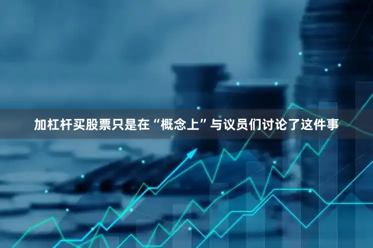 加杠杆买股票只是在“概念上”与议员们讨论了这件事