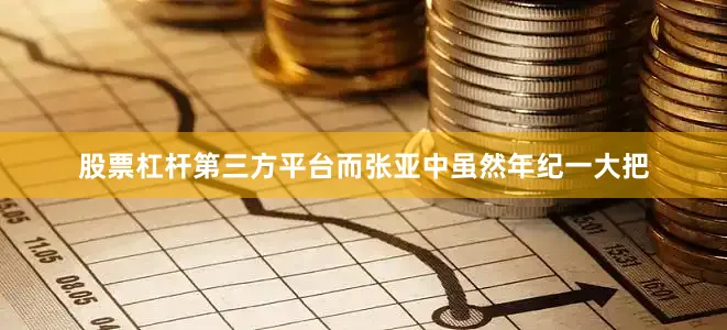 股票杠杆第三方平台而张亚中虽然年纪一大把